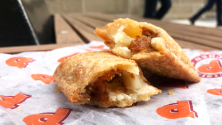 Eat the Popeyes pumpkin pie while you’re waiting for the sandwich